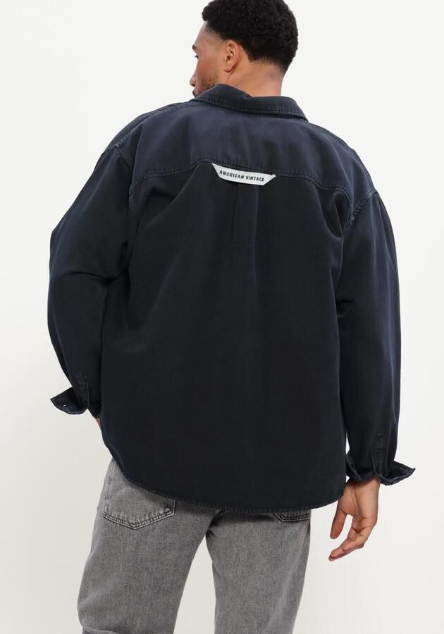 AMERICAN VINTAGE Heren Overshirts Lycaz Overshirt Donkerblauw - Foto 3