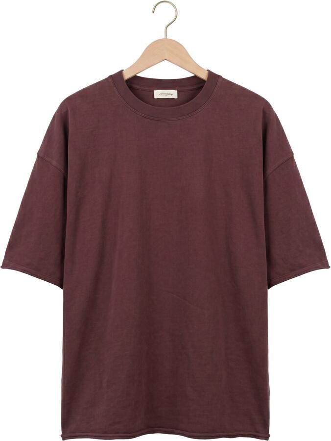 AMERICAN VINTAGE Heren Polo's & T-shirts Afoma Bordeaux - Foto 2
