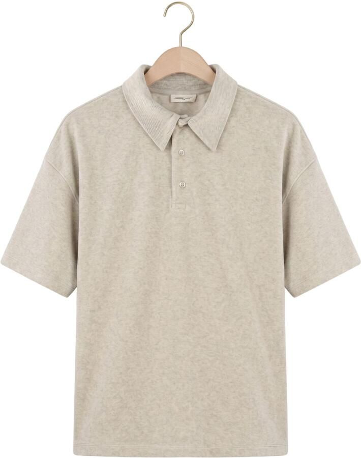 AMERICAN VINTAGE Heren Polo's & T-shirts Biebay Beige - Foto 2