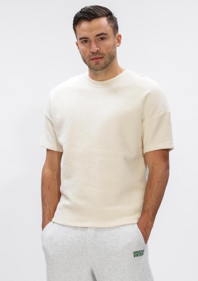 AMERICAN VINTAGE Heren Polo's & T-shirts Bobypark T Ecru