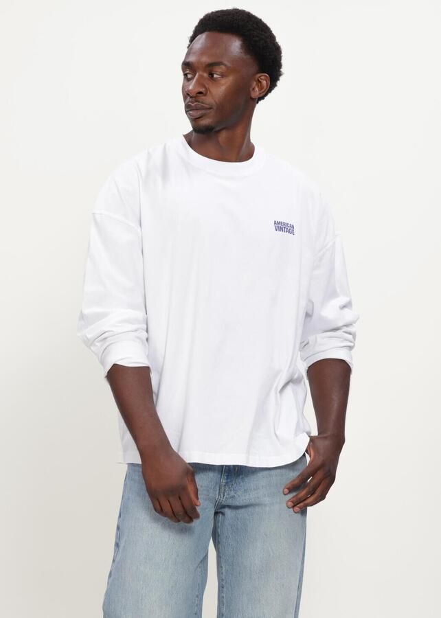 AMERICAN VINTAGE Heren Polo's & T-shirts Gixy Wit
