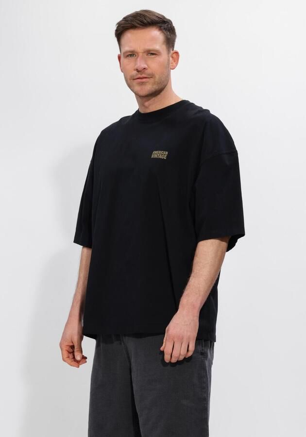 AMERICAN VINTAGE Heren Polo's & T-shirts Gixy Zwart