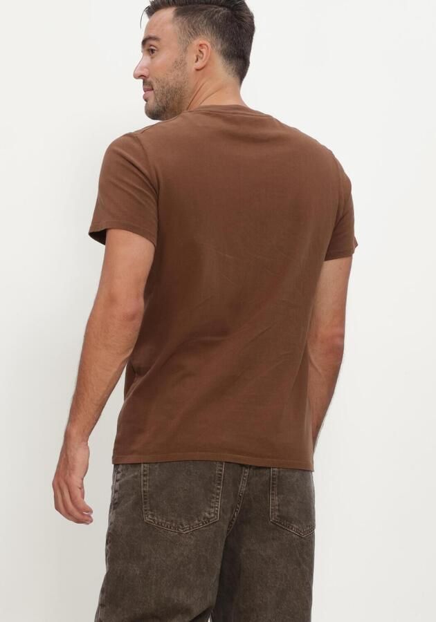 AMERICAN VINTAGE Heren Polo's & T-shirts Ykobow Bruin - Foto 3