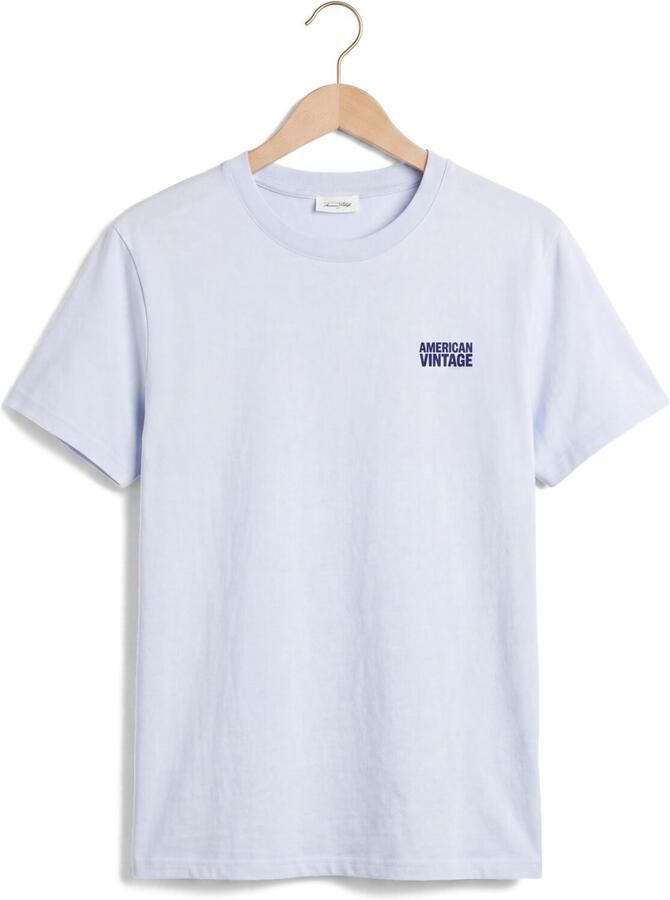 AMERICAN VINTAGE Heren Polo's & T-shirts Ykobow Lichtblauw - Foto 2