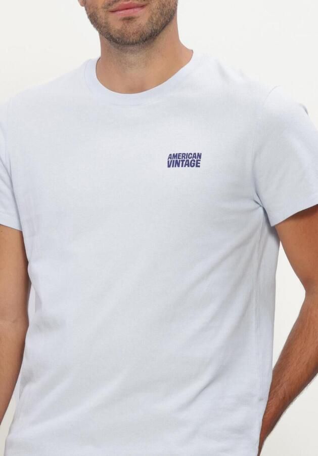 AMERICAN VINTAGE Heren Polo's & T-shirts Ykobow Lichtblauw - Foto 4