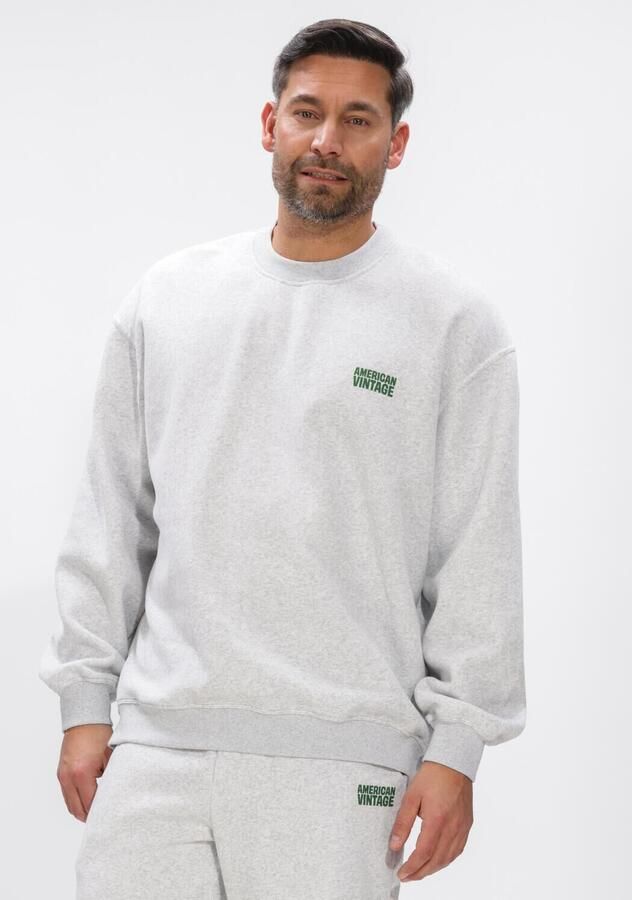 AMERICAN VINTAGE Heren Truien & Vesten Baptown Crew Lichtgrijs