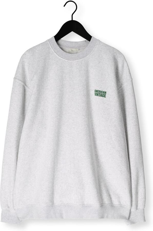 AMERICAN VINTAGE Heren Truien & Vesten Baptown Crew Lichtgrijs - Foto 4