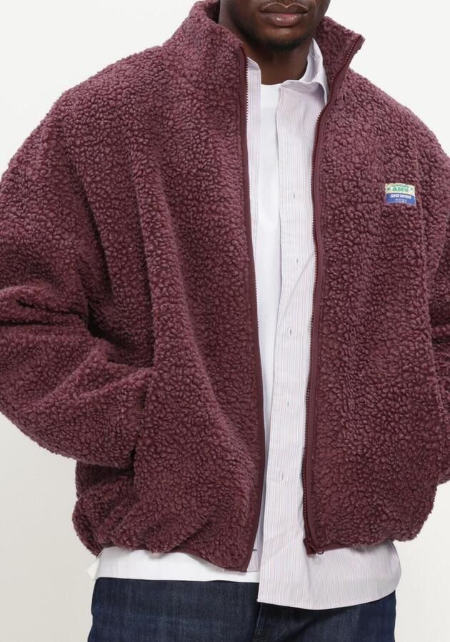AMERICAN VINTAGE Heren Truien & Vesten Hoktown Zip Bordeaux - Foto 4
