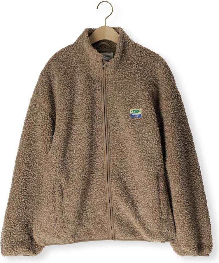AMERICAN VINTAGE Heren Truien & Vesten Hoktown Zip Bruin - Foto 2