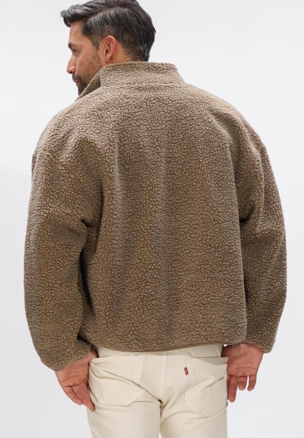 AMERICAN VINTAGE Heren Truien & Vesten Hoktown Zip Bruin - Foto 4