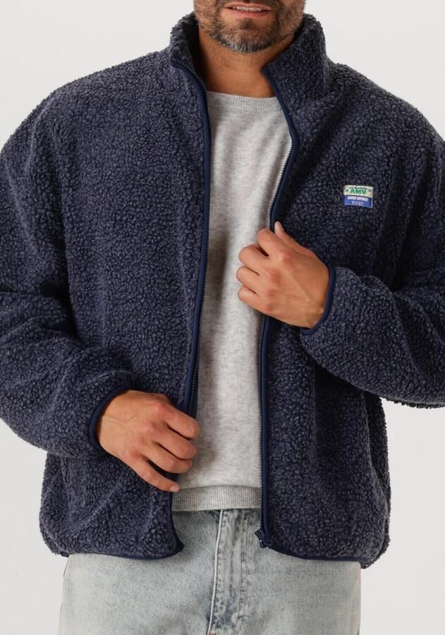 AMERICAN VINTAGE Heren Truien & Vesten Hoktown Zip Donkerblauw - Foto 2