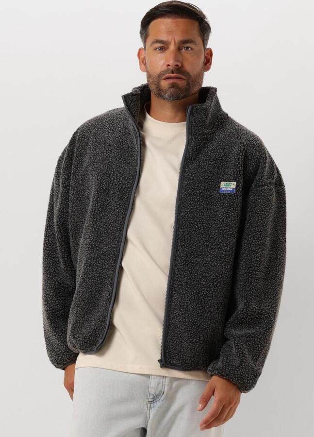 AMERICAN VINTAGE Heren Truien & Vesten Hoktown Zip Donkergrijs - Foto 4