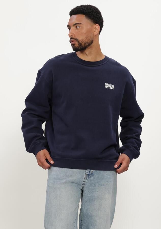 AMERICAN VINTAGE Heren Truien & Vesten Plizzy Crew Donkerblauw