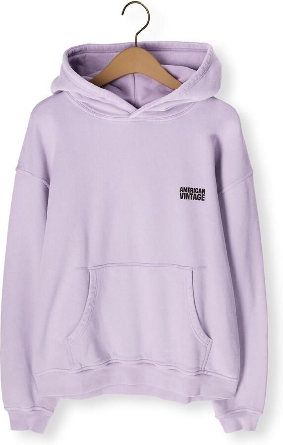 AMERICAN VINTAGE Heren Truien & Vesten Plizzy Hood Lila - Foto 4