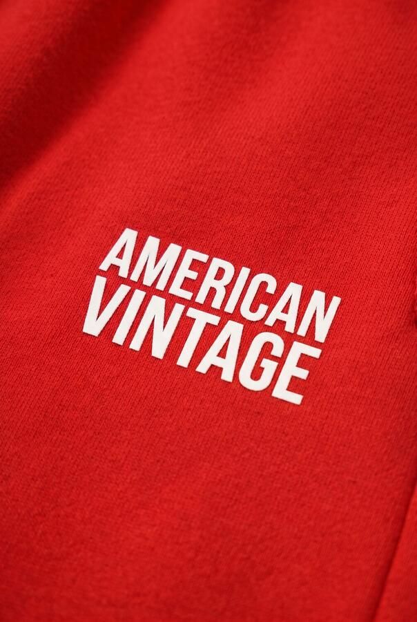 AMERICAN VINTAGE Jongens Broeken Ykobow Rood