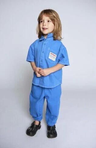 AMERICAN VINTAGE Jongens Overhemden Pusway Blauw - Foto 2