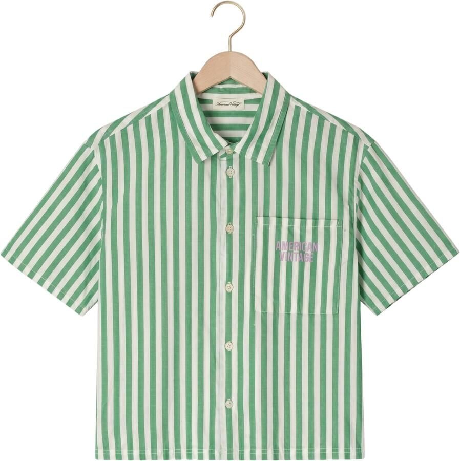 AMERICAN VINTAGE Jongens Overhemden Vextown Groen