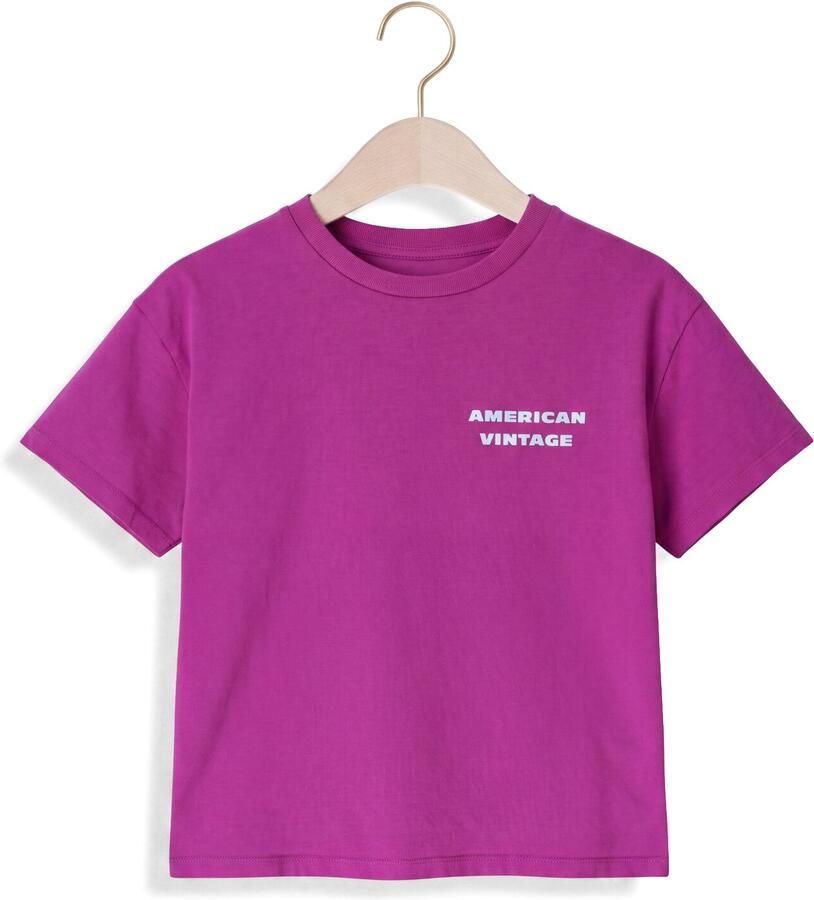 AMERICAN VINTAGE Jongens Polo's & T-shirts Fizvalley Fuchsia