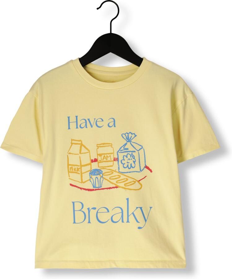 AMERICAN VINTAGE Jongens Polo's & T-shirts Fizvalley Geel - Foto 3