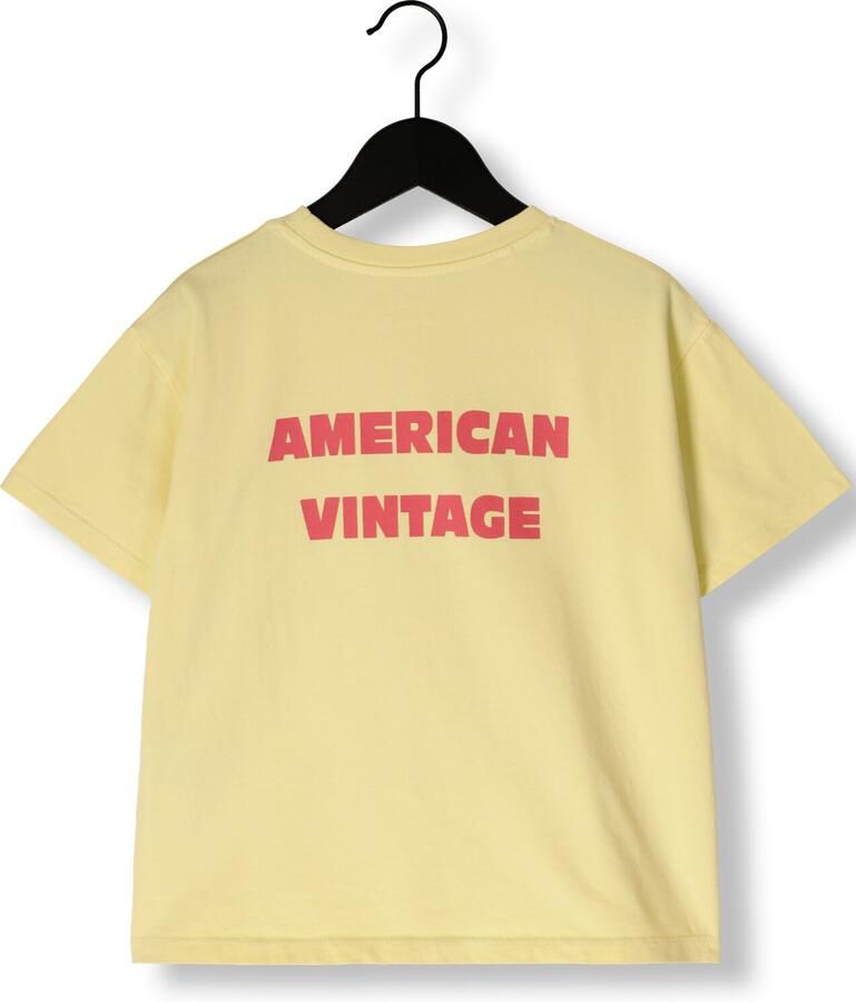 AMERICAN VINTAGE Jongens Polo's & T-shirts Fizvalley Geel