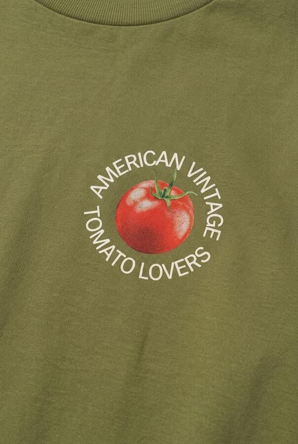 AMERICAN VINTAGE Jongens Polo's & T-shirts Fizvalley Longsleeve Khaki