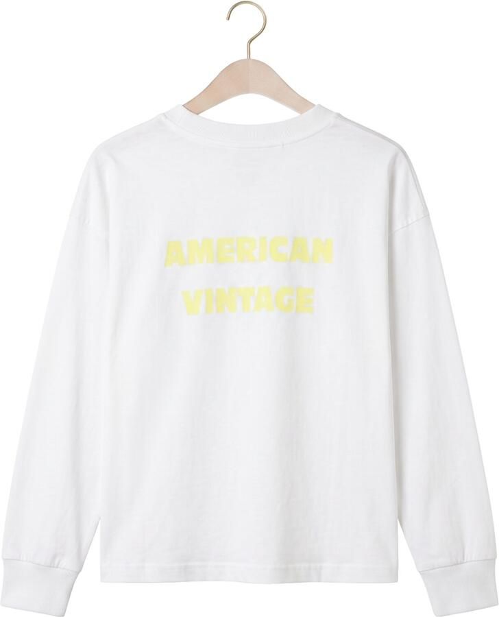 AMERICAN VINTAGE Meisjes Truien & Vesten Fizvalley Wit - Foto 2