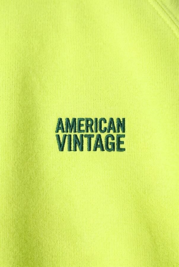AMERICAN VINTAGE Meisjes Truien & Vesten Izubird Lime - Foto 2