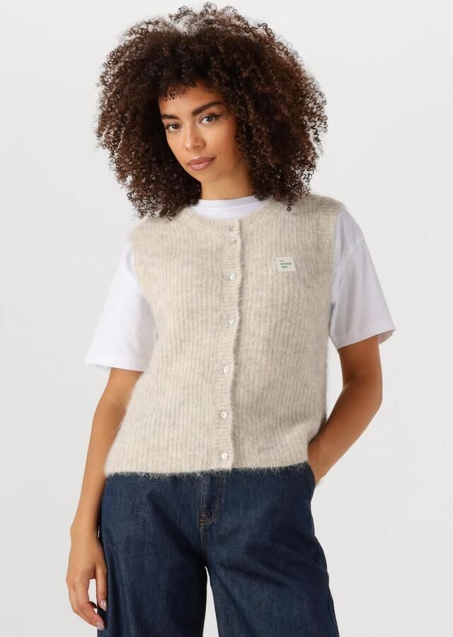 AMERICAN VINTAGE Dames Truien & Vesten East19mch25 Ecru - Foto 4