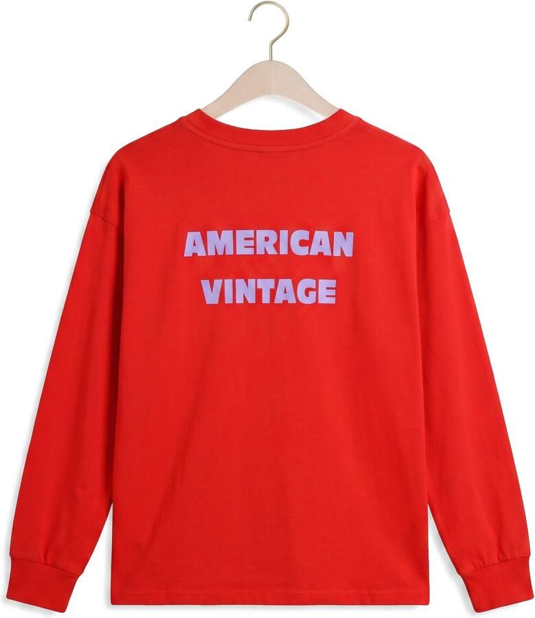 AMERICAN VINTAGE Meisjes Truien & Vesten Fizvalley Rood - Foto 2