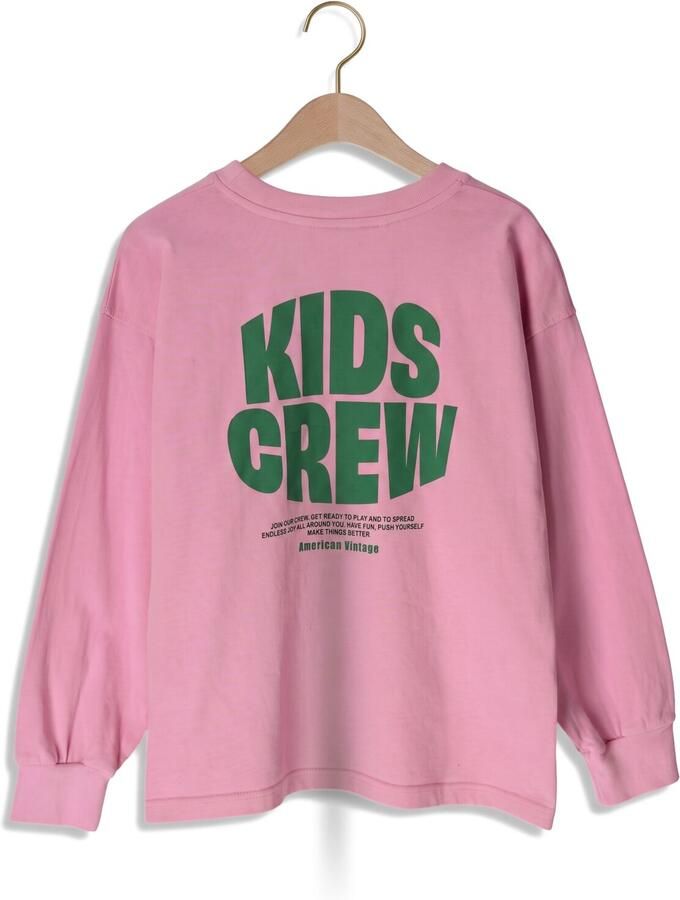 AMERICAN VINTAGE Meisjes Truien & Vesten Fizvalley Roze - Foto 2