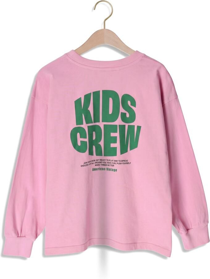 AMERICAN VINTAGE Meisjes Truien & Vesten Fizvalley Roze - Foto 2