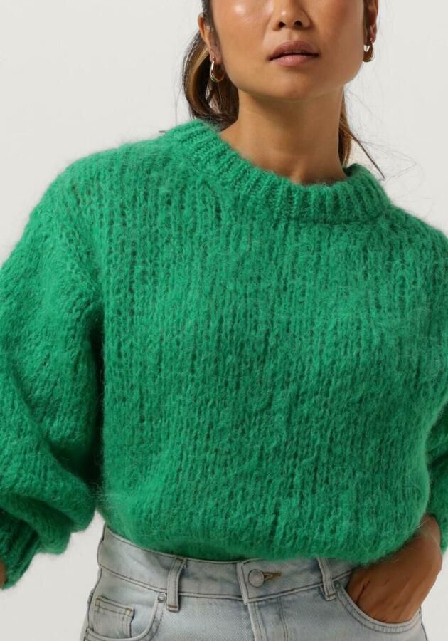 AMERICAN DREAMS Dames Truien & Vesten Leonnie Alpaca Pullover Groen - Foto 2