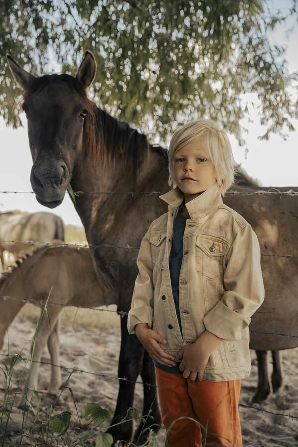 AMMEHOELA Jongens Jassen Am.borrie.06 Zand - Foto 2