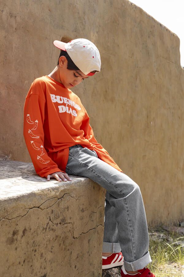 AMMEHOELA Jongens Polo's & T-shirts Rey Oranje - Foto 2