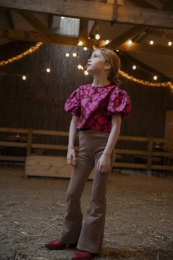 AMMEHOELA Meisjes Broeken Liv Roze - Foto 2