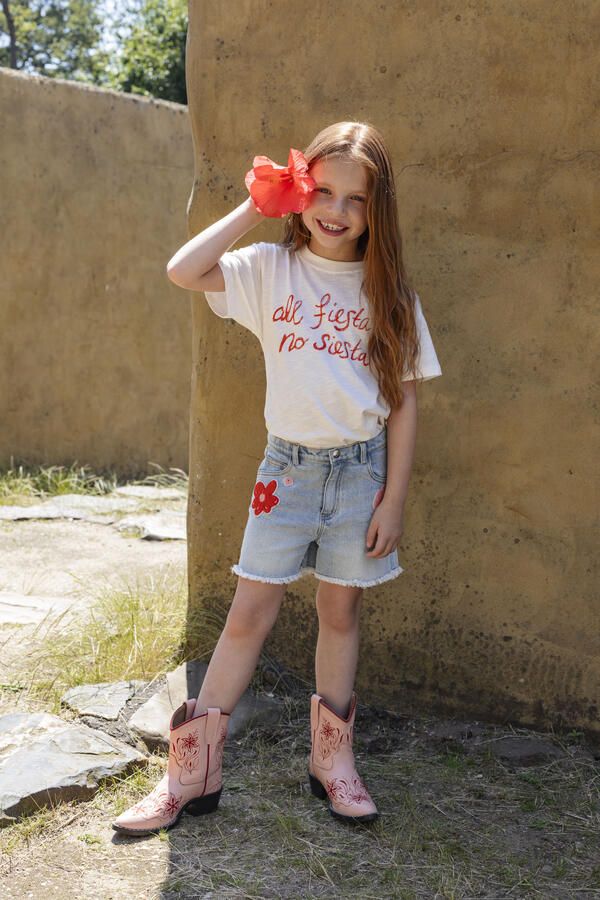 AMMEHOELA Meisjes Jeans Julia Lichtblauw - Foto 2