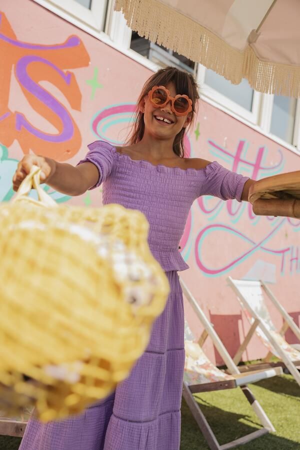 AMMEHOELA Meisjes Tops & T-shirts Am-eef-02 Lila - Foto 2