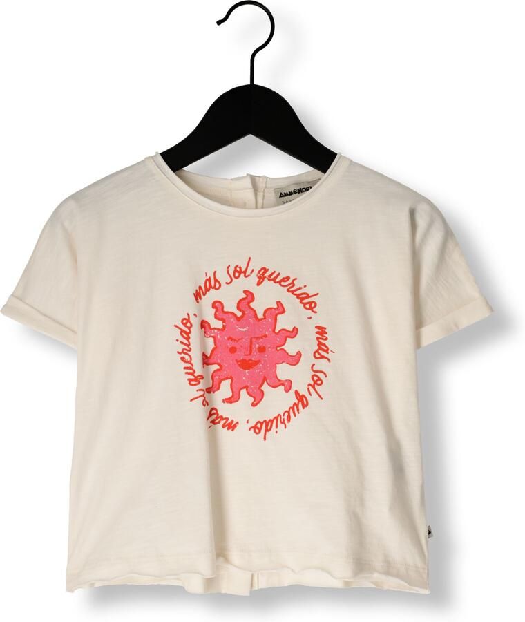 AMMEHOELA Meisjes Tops & T-shirts Hippie Gebroken Wit - Foto 4