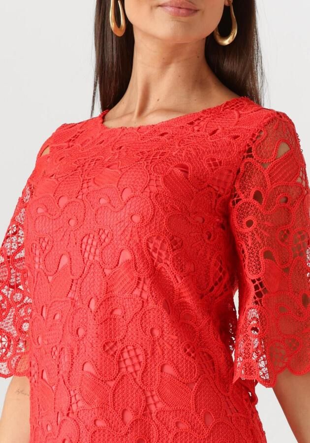 ANA ALCAZAR Dames Jurken Dress Sleeves 041092-3634 Rood