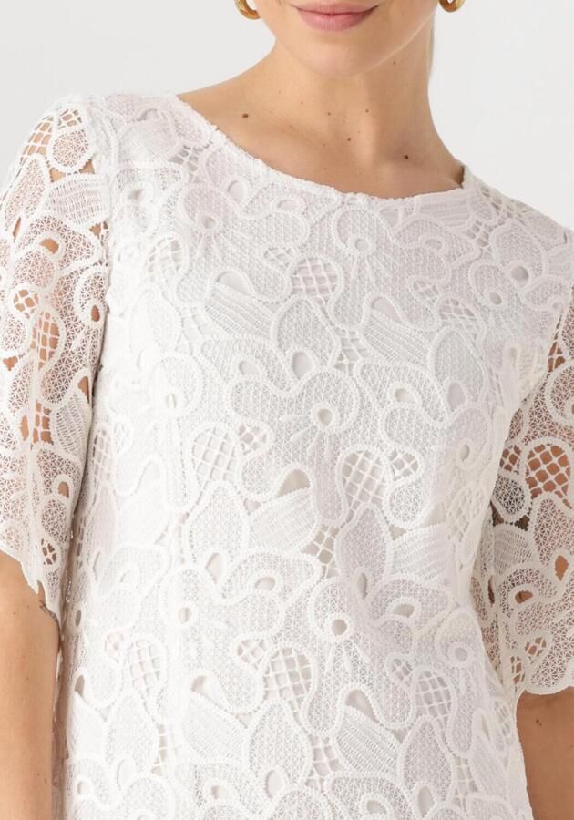 ANA ALCAZAR Dames Jurken Dress Sleeves 041092-3634 Wit