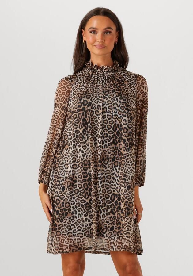 ANA ALCAZAR Dames Jurken Dress Turtleneck Bruin - Foto 4