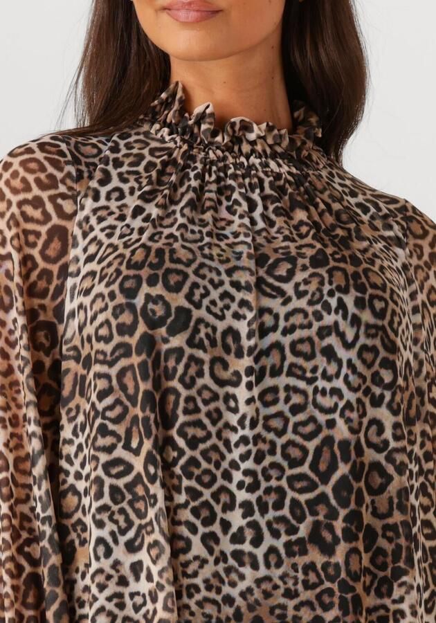 ANA ALCAZAR Dames Jurken Dress Turtleneck Bruin - Foto 2