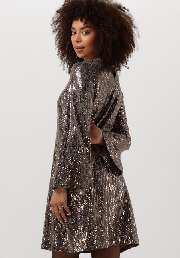 ANA ALCAZAR Dames Jurken Dress Wide Sleeves Zilver