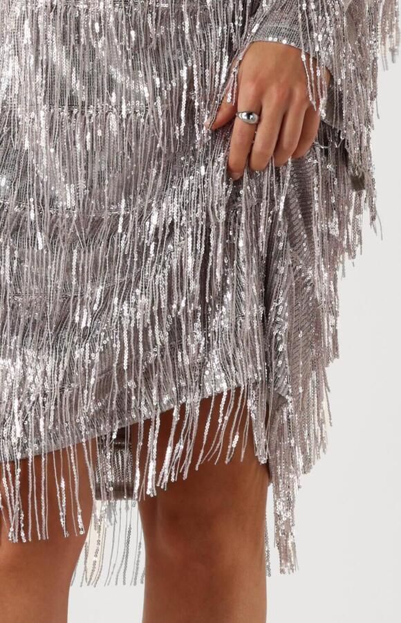 ANA ALCAZAR Dames Jurken Pure Sequins Dress Zilver - Foto 2