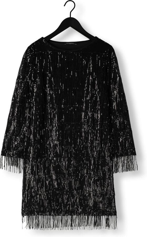 ANA ALCAZAR Dames Jurken Pure Sequins Dress Zwart - Foto 3