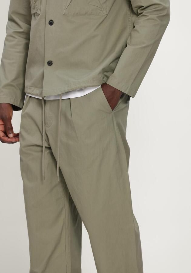 ANERKJENDT Heren Broeken Akjakob Cotton Pleat Pants Khaki - Foto 3