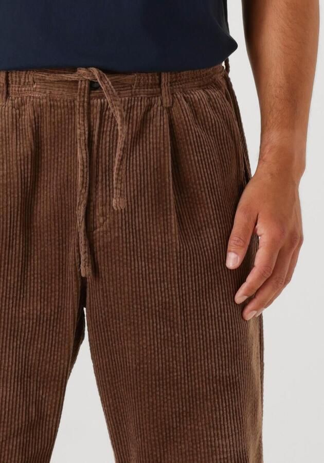 ANERKJENDT Heren Broeken Akjan Cord Pleat Pants Bruin - Foto 2