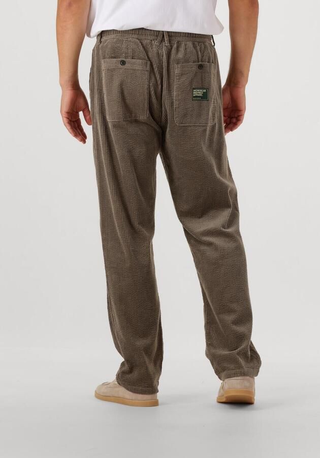 ANERKJENDT Heren Broeken Akjan Cord Pleat Pants Groen