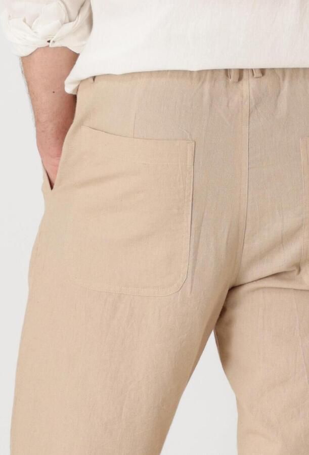 ANERKJENDT Heren Broeken Akjan Cot linen Ela Pants Beige - Foto 2
