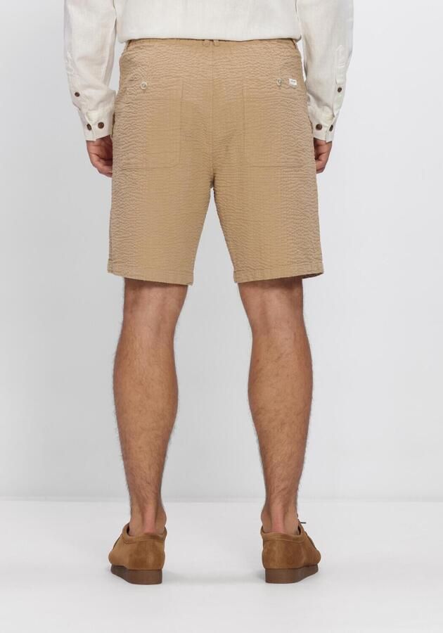 ANERKJENDT Heren Broeken Akjan Seersucker Shorts Zand - Foto 3